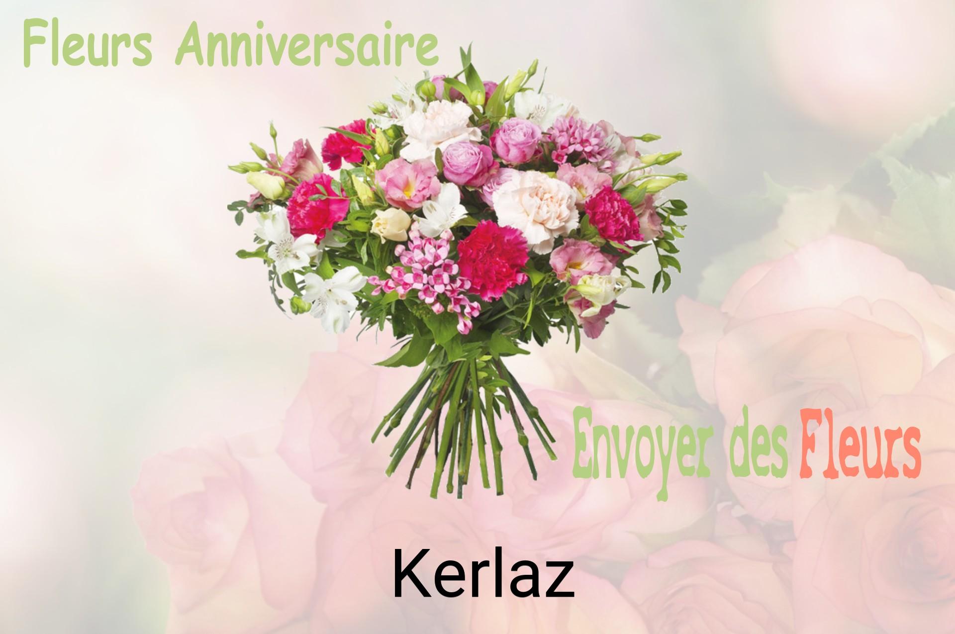 Bouquet de fleurs d’anniversaire livré à Kerlaz